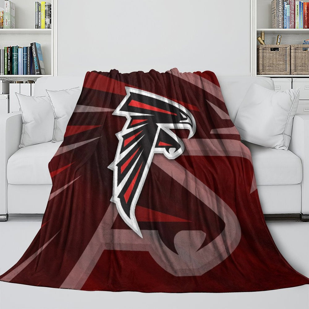 Atlanta Falcons Blanket Flannel Fleece Throw Room Decoration (Online Order Only)