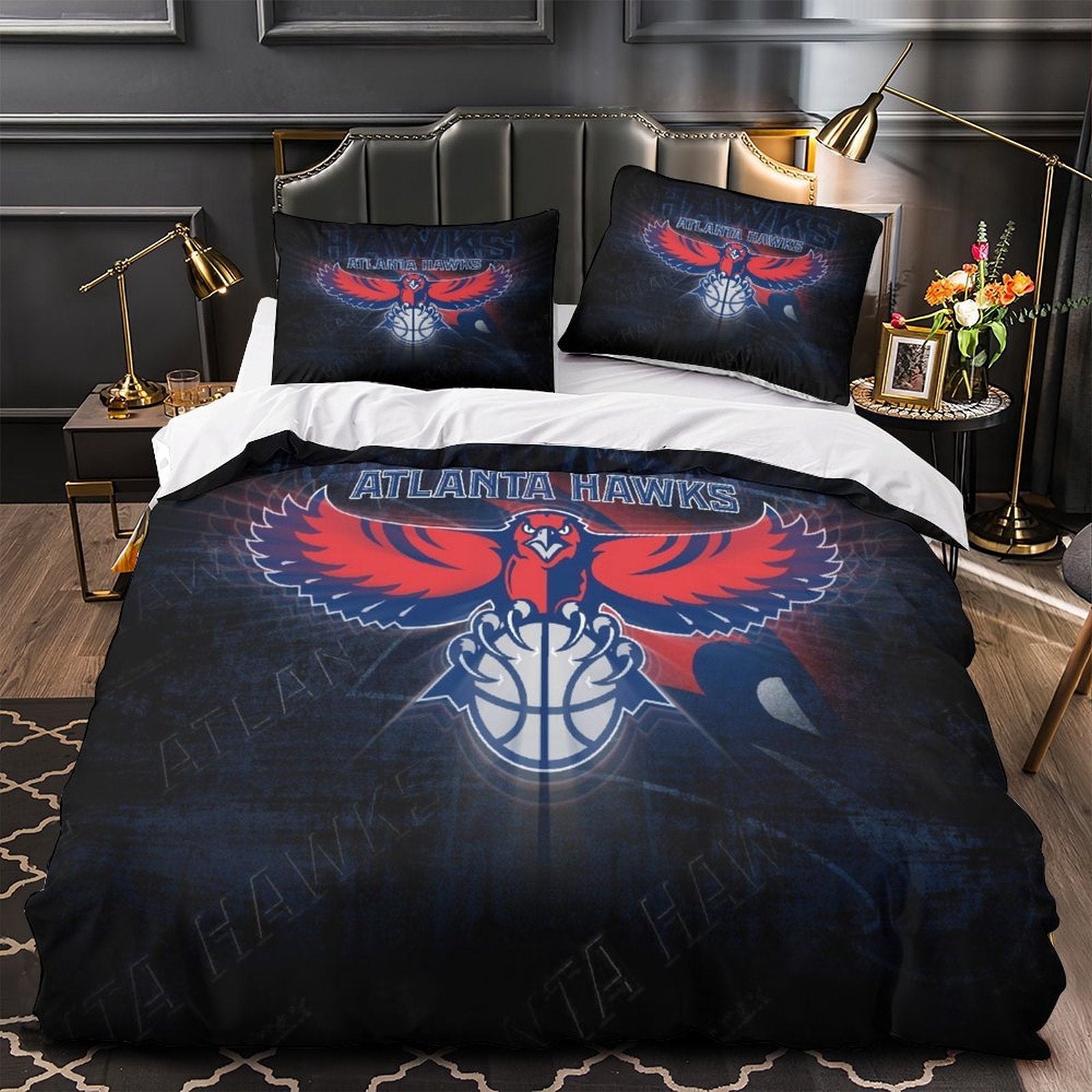 Atlanta Hawks Bedding Set Duvet Cover Without Filler (Online Order Only)