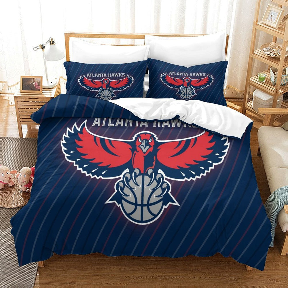 Atlanta Hawks Bedding Set Duvet Cover Without Filler (Online Order Only)