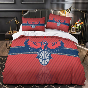 Atlanta Hawks Bedding Set Duvet Cover Without Filler (Online Order Only)
