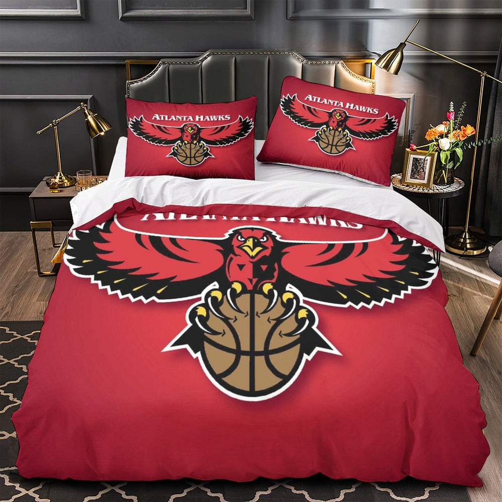 Atlanta Hawks Bedding Set Duvet Cover Without Filler (Online Order Only)