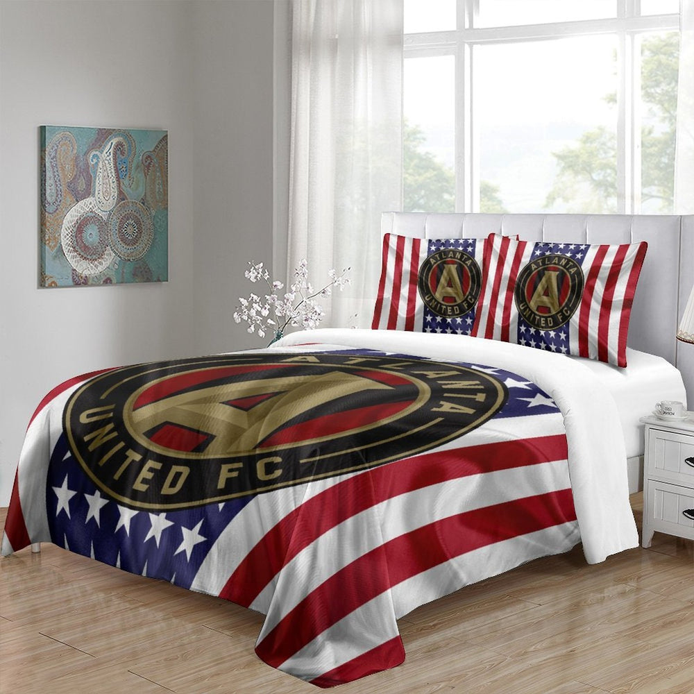 Atlanta United FC Bedding Set Duvet Cover Without Filler (Online Order Only)