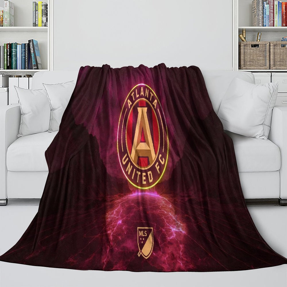 Atlanta United FC Blanket Flannel Fleece Throw Room Decoration (Online Order Only)