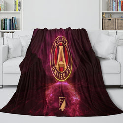 Atlanta United FC Blanket Flannel Fleece Throw Room Decoration (Online Order Only)