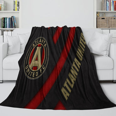 Atlanta United FC Blanket Flannel Fleece Throw Room Decoration (Online Order Only)
