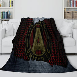 Atlanta United FC Blanket Flannel Fleece Throw Room Decoration (Online Order Only)