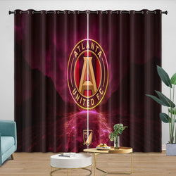 Atlanta United FC Curtains Blackout Window Drapes Room Decoration (Online Order Only)