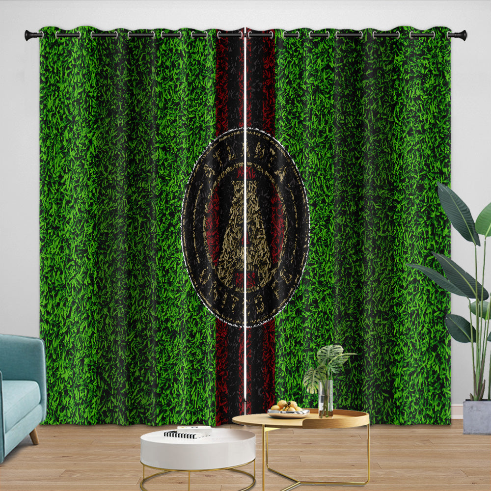 Atlanta United FC Curtains Blackout Window Drapes Room Decoration (Online Order Only)