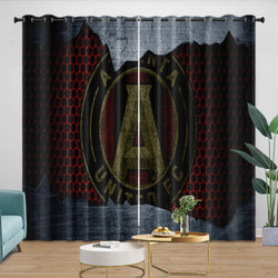 Atlanta United FC Curtains Blackout Window Drapes Room Decoration (Online Order Only)