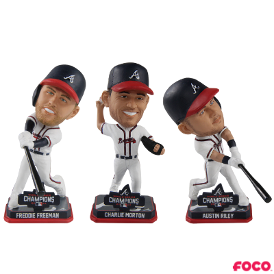Atlanta Braves 2021 World Series Champions Bobbleheads (ONLINE ORDER ONLY)