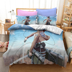 Attack on Titan Bedding Set Pattern Quilt Cover Without Filler (Online Order Only)