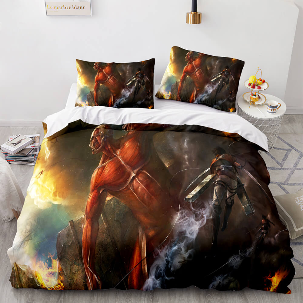 Attack on Titan Cosplay Bedding Sets Quilt Covers (Online Order Only)