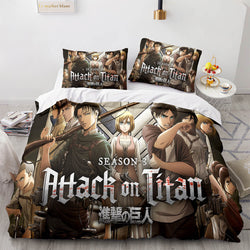 Attack on Titan Cosplay Bedding Sets Quilt Covers (Online Order Only)