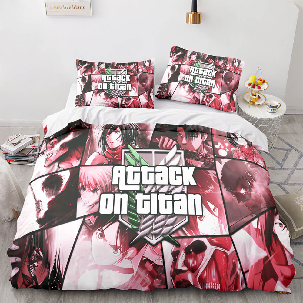 Attack on Titan Cosplay Bedding Sets Quilt Covers (Online Order Only)
