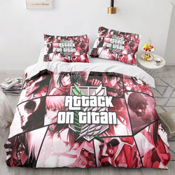 Attack on Titan Cosplay Bedding Sets Quilt Covers (Online Order Only)