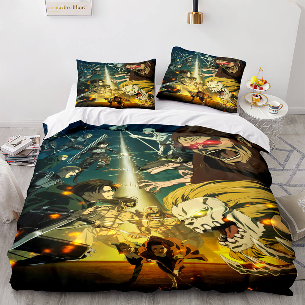 Attack on Titan Cosplay Bedding Sets Quilt Covers (Online Order Only)
