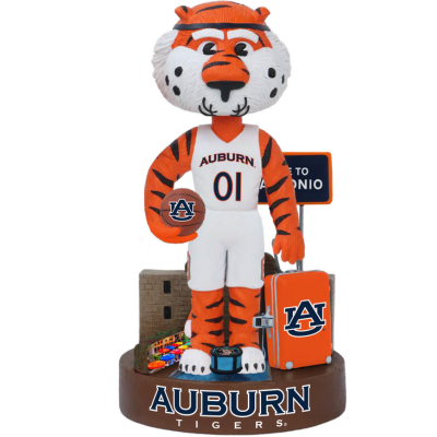 Auburn Tigers Aubie the Tiger Welcome to San Antonio Bobblehead (Presale) (ONLINE ORDER ONLY)