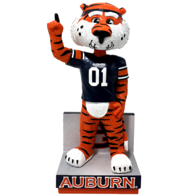 Aubie the Tiger Auburn Tigers Mascot Football Jersey Bobbleheads (ONLINE ORDER ONLY)