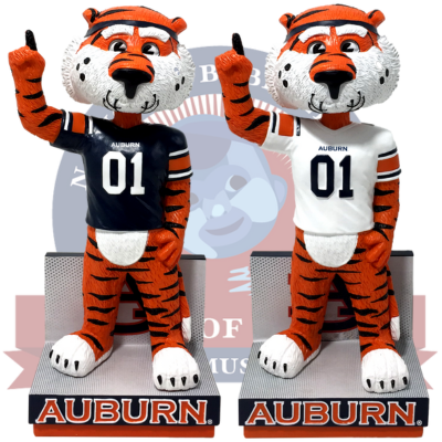 Aubie the Tiger Auburn Tigers Mascot Football Jersey Bobbleheads (ONLINE ORDER ONLY)