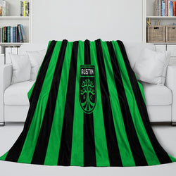 Austin FC Blanket Flannel Fleece Throw Room Decoration (Online Order Only)