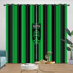 Austin FC Curtains Blackout Window Drapes Room Decoration (Online Order Only)