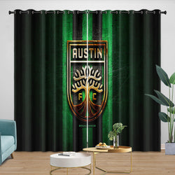 Austin FC Curtains Blackout Window Drapes Room Decoration (Online Order Only)