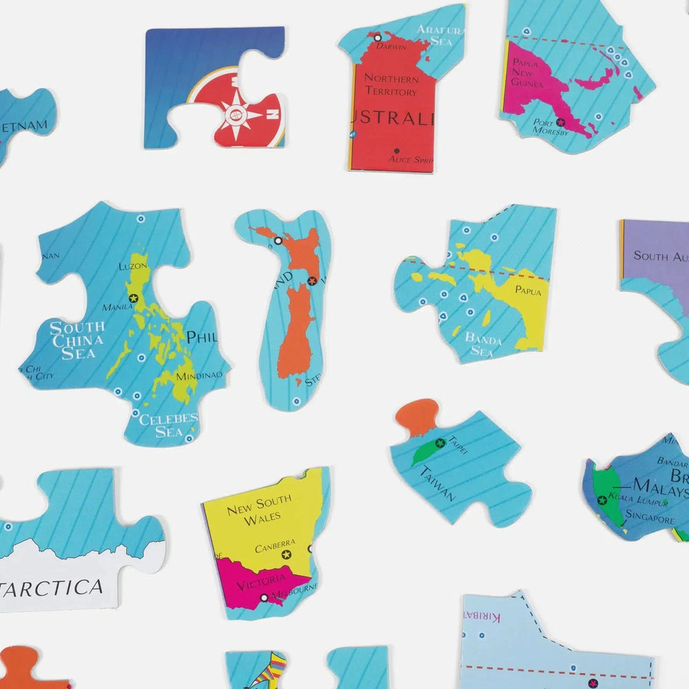 Australia & Oceania GeoPuzzle 70 Piece Jigsaw Puzzle Geotoys (ONLINE ORDER ONLY)
