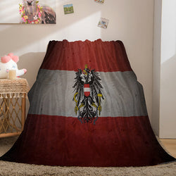 Famous Country National Flag Flannel Fleece Throw Blanket Bedding Sets (Online Order Only)