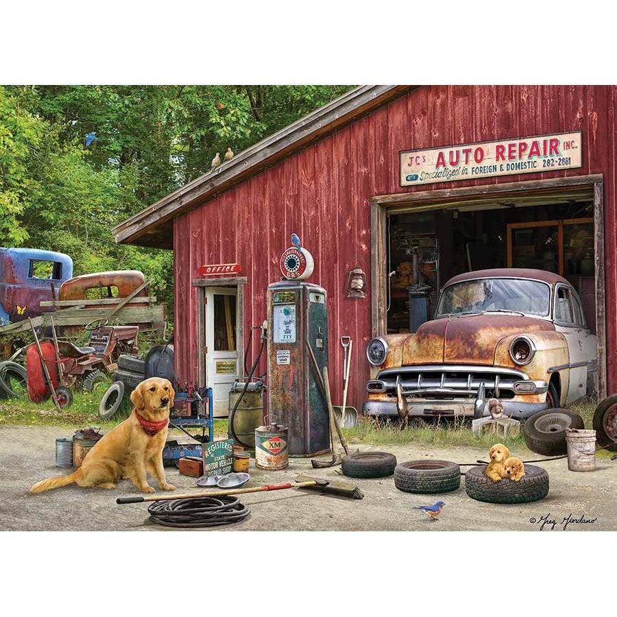 Auto Repair 500 Piece Jigsaw Puzzle Cobble Hill (ONLINE ORDER ONLY)