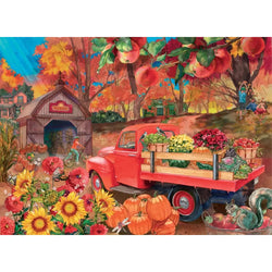 Autumn Market Truck 1000 Piece Soft Touch Jigsaw Puzzle Crown Point