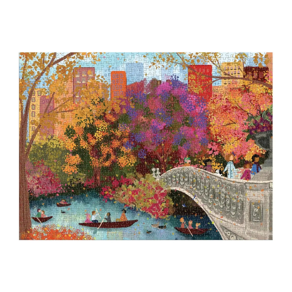 Autumn on Bow Bridge 1000 Piece Jigsaw Puzzle Galison (ONLINE ORDER ONLY)
