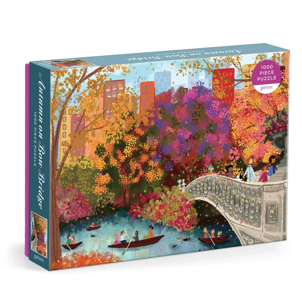 Autumn on Bow Bridge 1000 Piece Jigsaw Puzzle Galison (ONLINE ORDER ONLY)