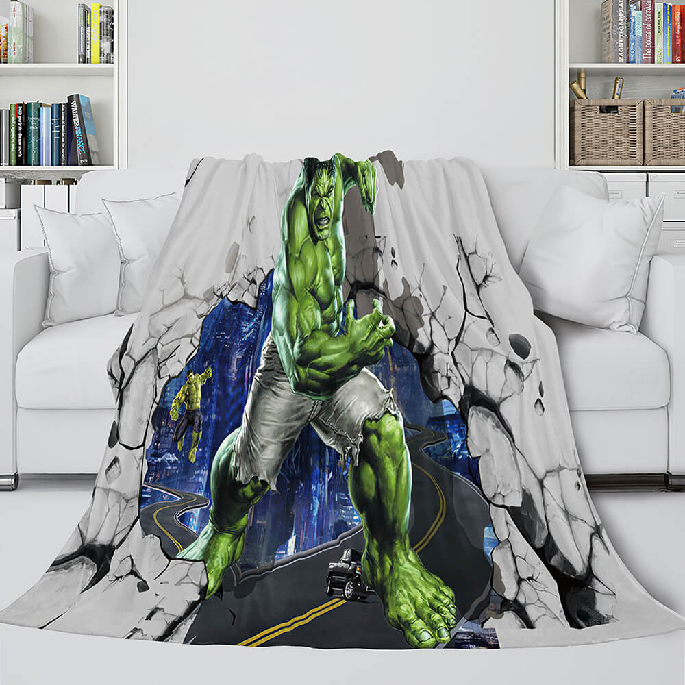 Avengers 4 Flannel Blanket Fleece Throw Cosplay Blanket Wrap Nap Quilt (Online Order Only)