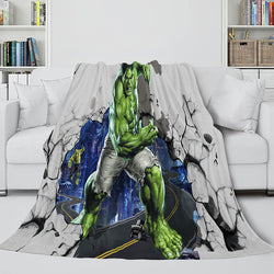 Avengers 4 Flannel Blanket Fleece Throw Cosplay Blanket Wrap Nap Quilt (Online Order Only)