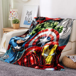 Avengers Blanket Flannel Throw Room Decoration (Online Order Only)