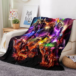 Avengers Blanket Flannel Throw Room Decoration (Online Order Only)