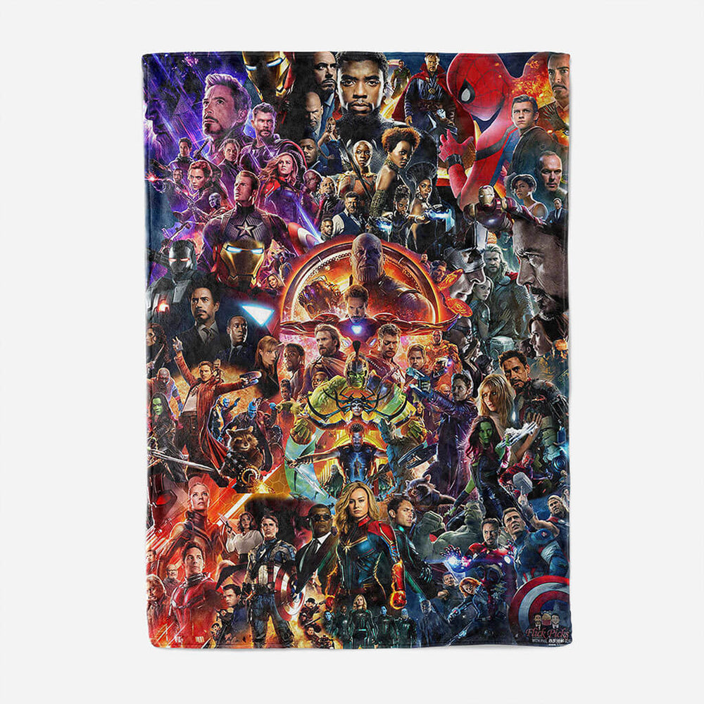 Avengers Blanket Flannel Throw Room Decoration (Online Order Only)