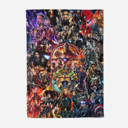 Avengers Blanket Flannel Throw Room Decoration (Online Order Only)