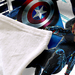 Avengers Blanket Flannel Throw Room Decoration (Online Order Only)