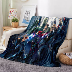 Avengers Blanket Flannel Throw Room Decoration (Online Order Only)