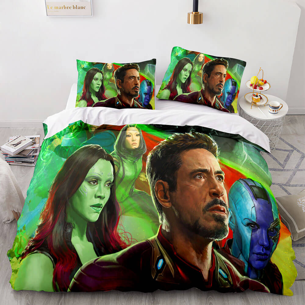 Avengers Cosplay Bedding Set Quilt Cover Without Filler (Online Order Only)