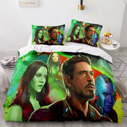 Avengers Cosplay Bedding Set Quilt Cover Without Filler (Online Order Only)