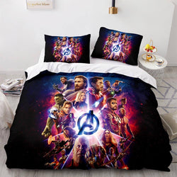 Avengers Cosplay Bedding Set Quilt Cover Without Filler (Online Order Only)