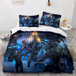 Avengers Cosplay Bedding Set Quilt Cover Without Filler (Online Order Only)
