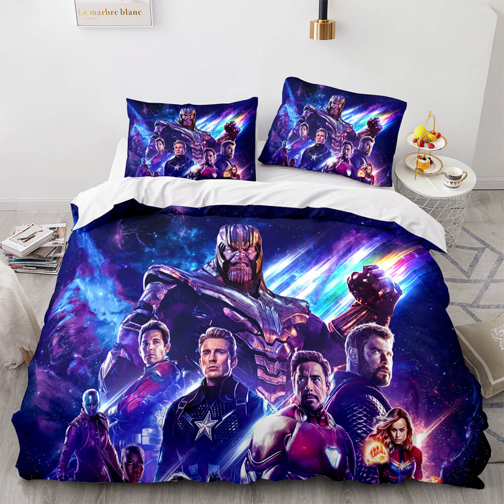 Avengers Cosplay Bedding Set Quilt Cover Without Filler (Online Order Only)