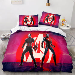 Avengers Cosplay Bedding Set Quilt Cover Without Filler (Online Order Only)