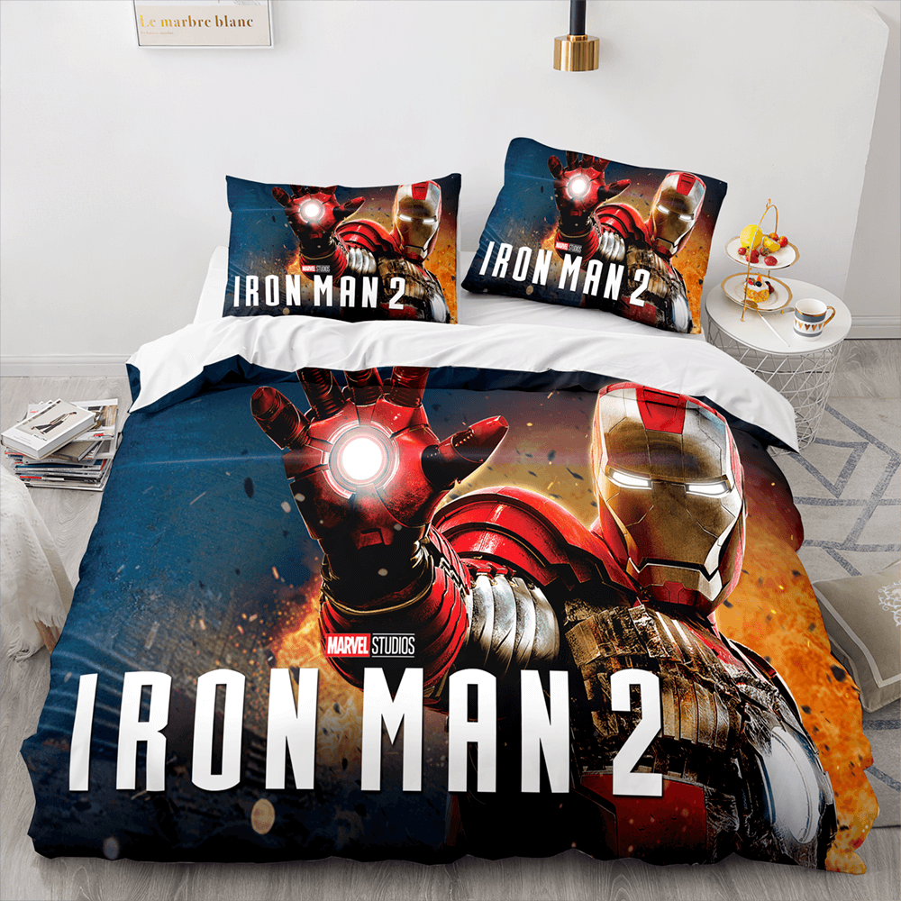 Avengers Cosplay Bedding Set Quilt Cover Without Filler (Online Order Only)