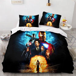 Avengers Cosplay Bedding Set Quilt Cover Without Filler (Online Order Only)