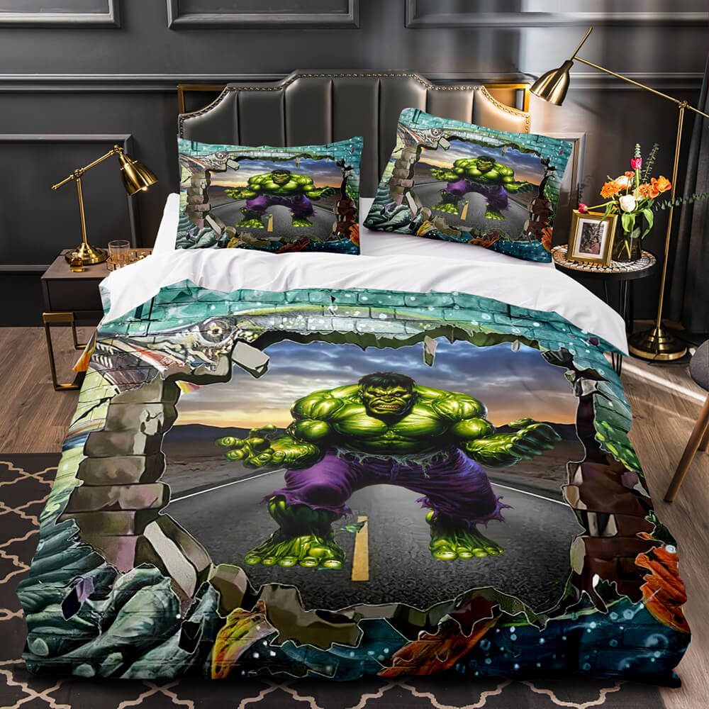 Avengers Cosplay Bedding Set Quilt Cover Without Filler (Online Order Only)