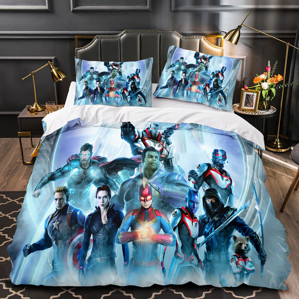 Avengers Cosplay Bedding Set Quilt Cover Without Filler (Online Order Only)
